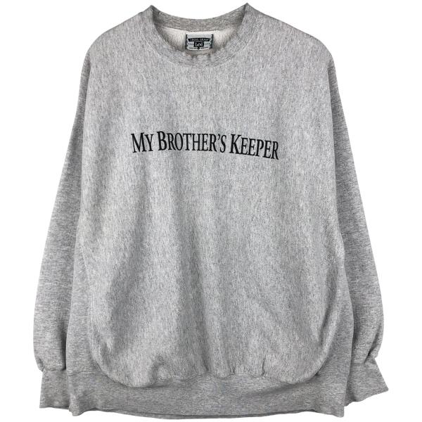 古着 90年代 リー Lee プリントスウェットシャツ トレーナー USA製 メンズXXL相当 ヴィ...