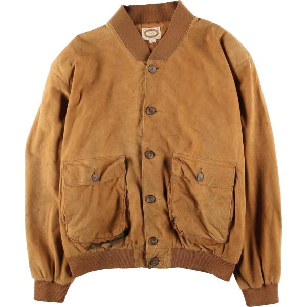 古着 80年代 バナナリパブリック BANANA REPUBLIC スエードレザーブルゾン USA製...
