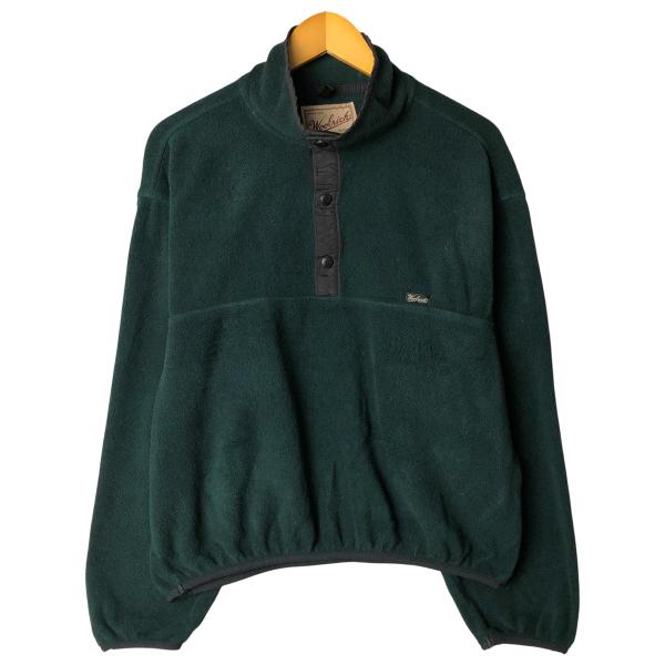 古着 90~00年代 ウールリッチ WOOLRICH ハーフスナップ フリースプルオーバー USA製...
