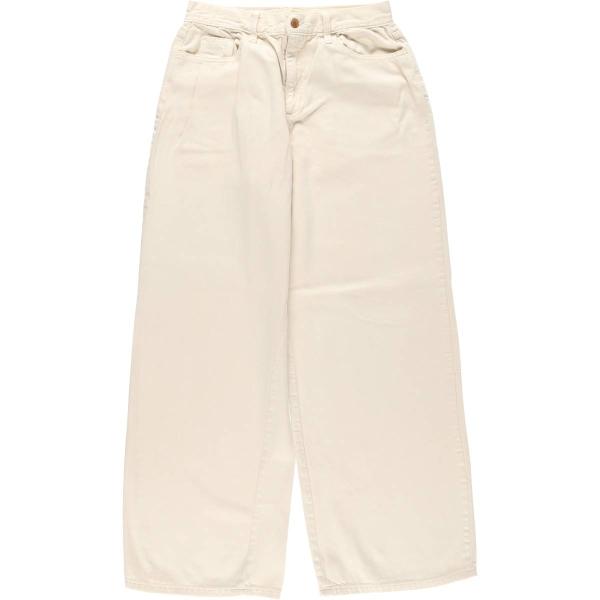 古着 Universal Thread デニムワイドパンツ レディースL(w30)相当 /eaa60...