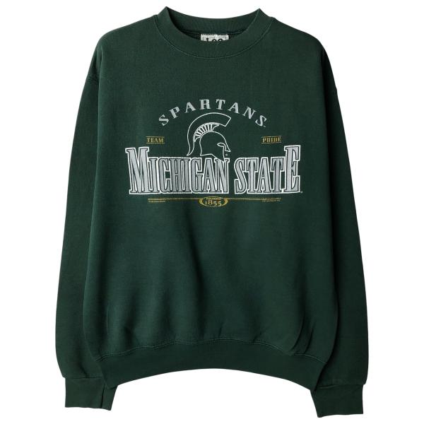 古着 90年代 リー Lee SPORT プリントスウェットシャツ トレーナー USA製 メンズXL...