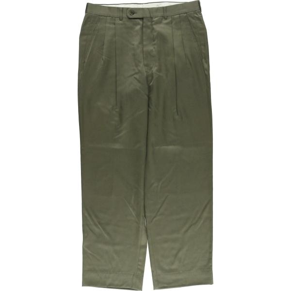 古着 スリータック ウールパンツ スラックス カナダ製 メンズw33相当 /eaa607447