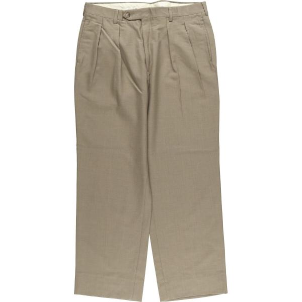 古着 80~90年代 ジョスエーバンク JOS. A. BANK ツータック ウールパンツ スラック...