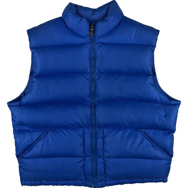 古着 80年代 ザノースフェイス THE NORTH FACE 茶タグ ダウンベスト レディースL相...
