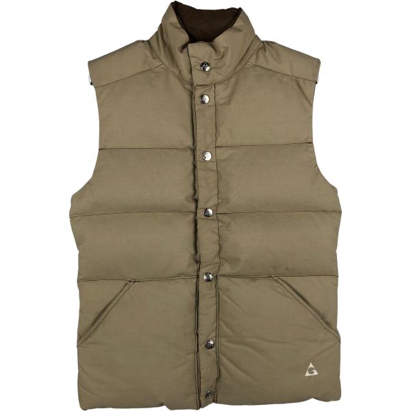 古着 80年代 ジェリー GERRY リバーシブル ダウンベスト USA製 レディースS相当 ヴィン...