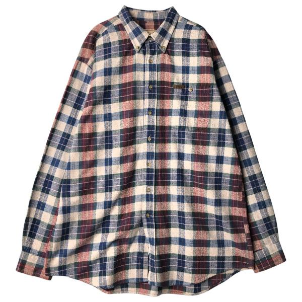 古着 00年代 ウールリッチ WOOLRICH 長袖 フランネルチェックシャツ メンズXL相当 /e...