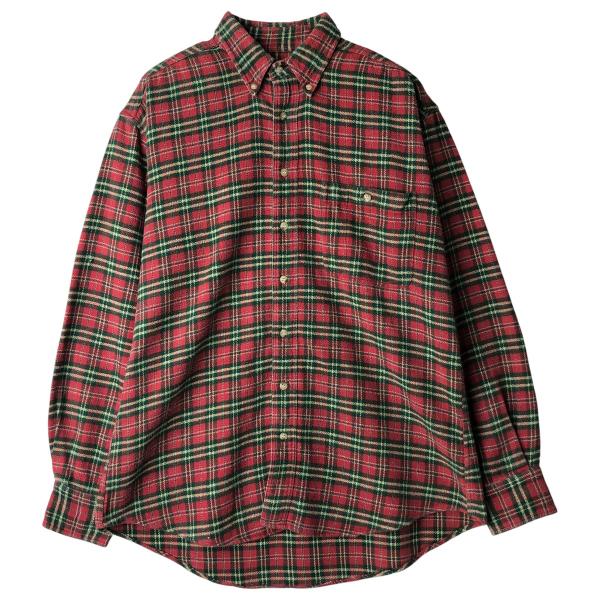 古着 90年代~ ウールリッチ WOOLRICH 長袖 ボタンダウン ライトネルチェックシャツ メン...