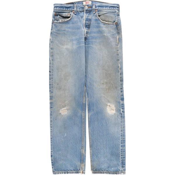 古着 リーバイス Levi's 501 STRAIGHT LEG BUTTON-FLY ストレートデ...
