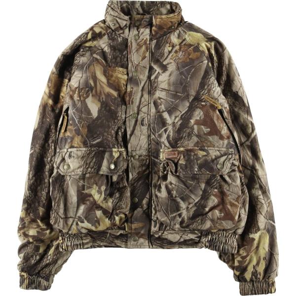 古着 00年代 ウールリッチ 迷彩柄 中綿マウンテンジャケット シェルジャケット パファージャケット...