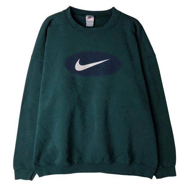 古着 90~00年代 ナイキ NIKE ロゴスウェットシャツ トレーナー USA製 メンズXXL相当...