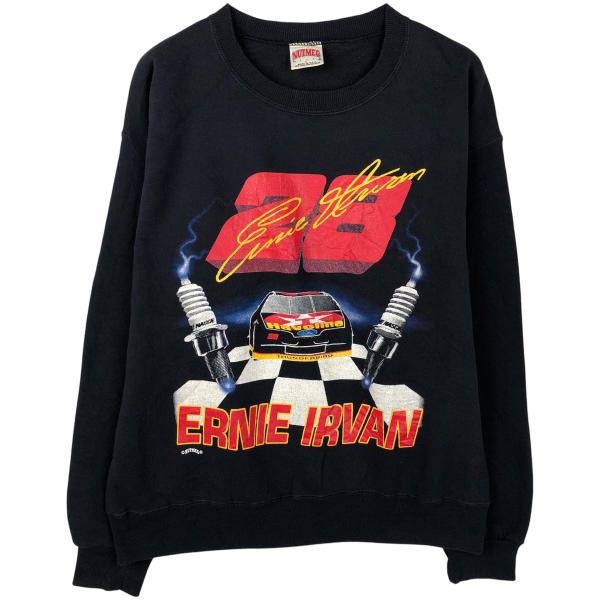 古着 90年代 NUTMEG ETNIE IRVAN 28 アドバタイジング スウェットシャツ トレ...