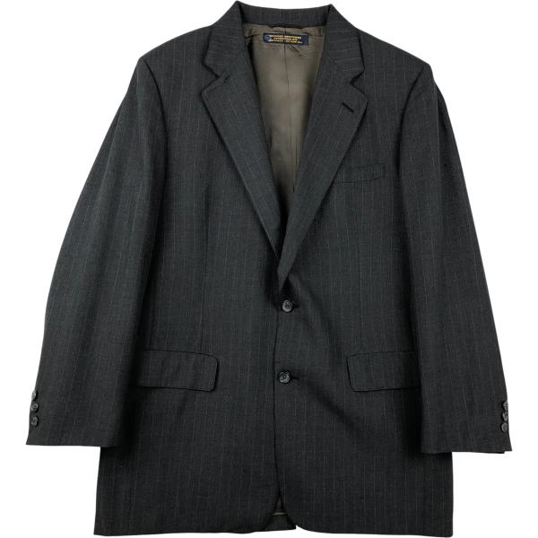 古着 80~90年代 ブルックスブラザーズ ストライプ柄 ブレザー テーラードジャケット USA製 ...