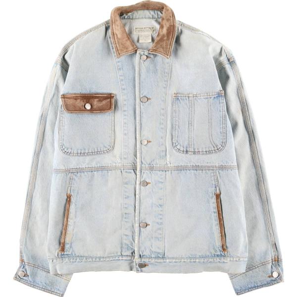 古着 80年代~ バナナリパブリック BANANA REPUBLIC デニムジャケット メンズXL相...