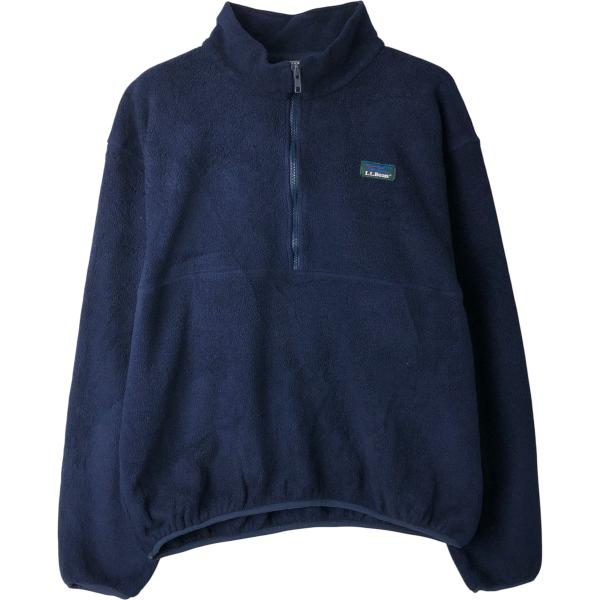 古着 80~90年代 エルエルビーン L.L.Bean ハーフジップ フリースプルオーバー メンズX...