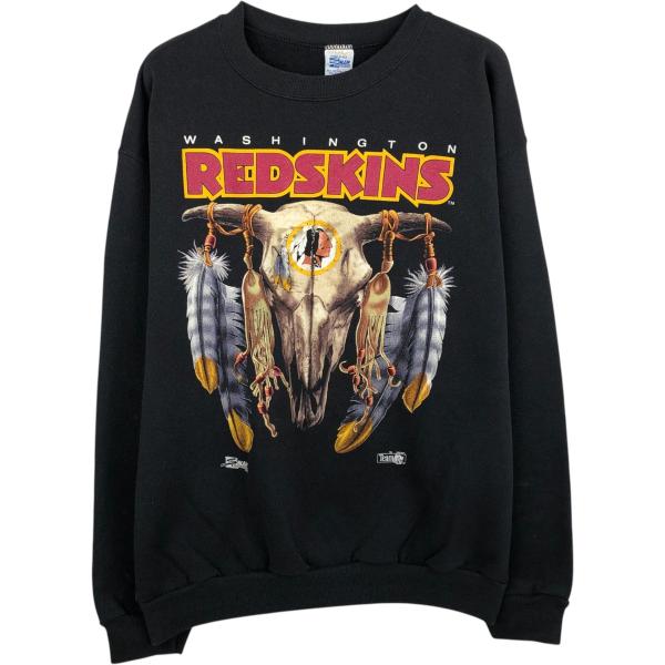 古着 90年代 SALEM ATHLETIC NFL ワシントンレッドスキンズ プリントスウェットシ...