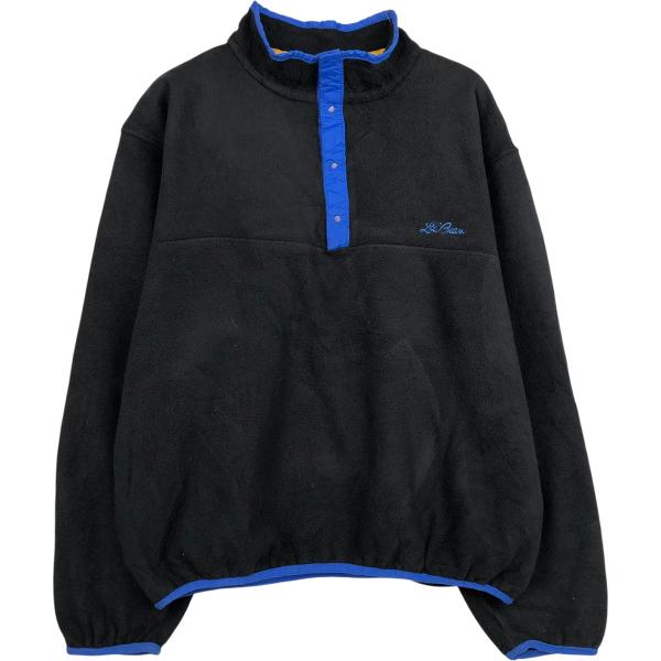 古着 80~90年代 エルエルビーン L.L.Bean ハーフスナップ フリースプルオーバー USA...
