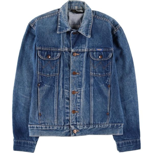 古着 80年代 ラングラー Wrangler デニムジャケット Gジャン メンズS相当 ヴィンテージ...