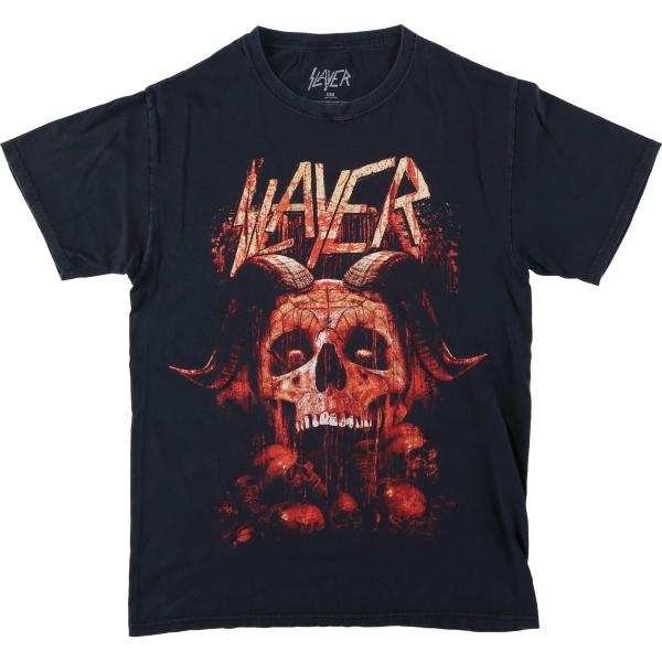 古着 SLAYER スレイヤー バンドTシャツ バンT メンズS相当 /eaa618379