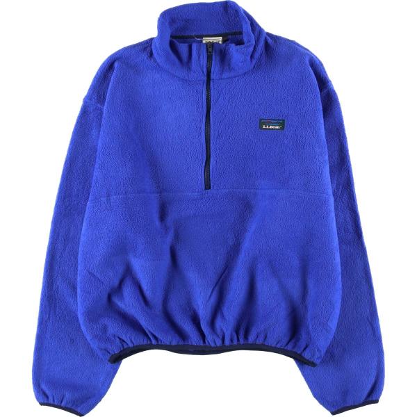 古着 70~80年代 エルエルビーン L.L.Bean ハーフジップ フリースプルオーバー メンズX...