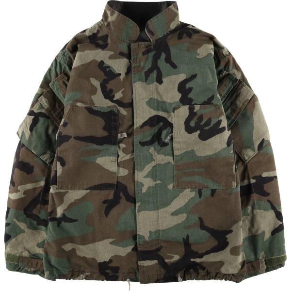 古着 80年代 米軍実品 迷彩柄 ウッドランドカモ ケミカルプロテクティブジャケット ミリタリージャ...