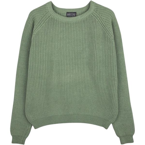 古着 90年代 ランズエンド LANDS' END コットンニットセーター レディースL相当 ヴィン...
