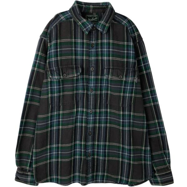 古着 00年代 ウールリッチ WOOLRICH 長袖 フランネルチェックシャツ メンズL相当 /ea...