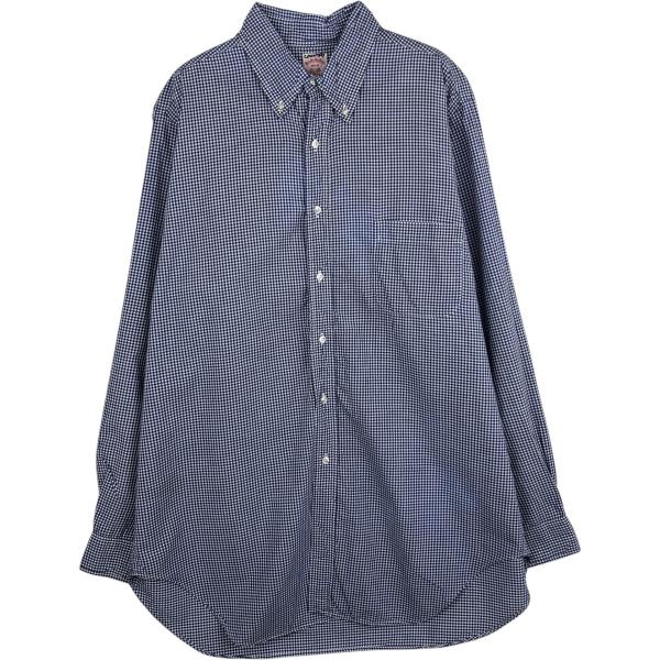 古着 ブルックスブラザーズ Brooks Brothers Est.1818 ギンガムチェック 長袖...