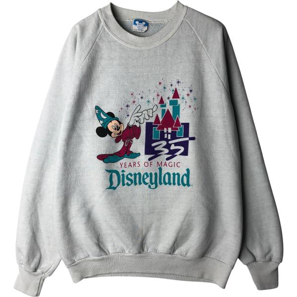 古着 80年代 ディズニー ミッキーマウス キャラクタースウェットシャツ トレーナー USA製 メン...