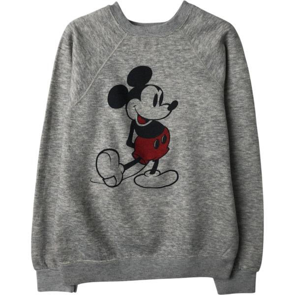 古着 80年代 ディズニー MICKEY MOUSE ミッキーマウス キャラクタースウェットシャツ ...
