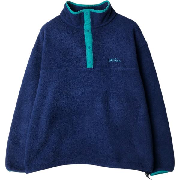 古着 70~80年代 エルエルビーン L.L.Bean ハーフスナップ フリースプルオーバー メンズ...