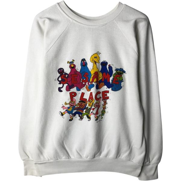 古着 80年代~ Breakaway セサミストリート キャラクタースウェットシャツ トレーナー U...