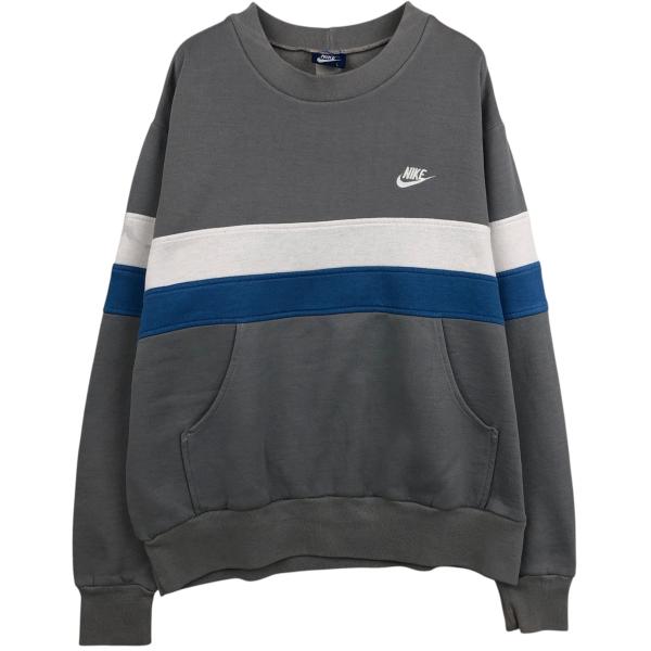 古着 80年代 ナイキ NIKE ワンポイントロゴスウェットシャツ トレーナー メンズL相当 ヴィン...