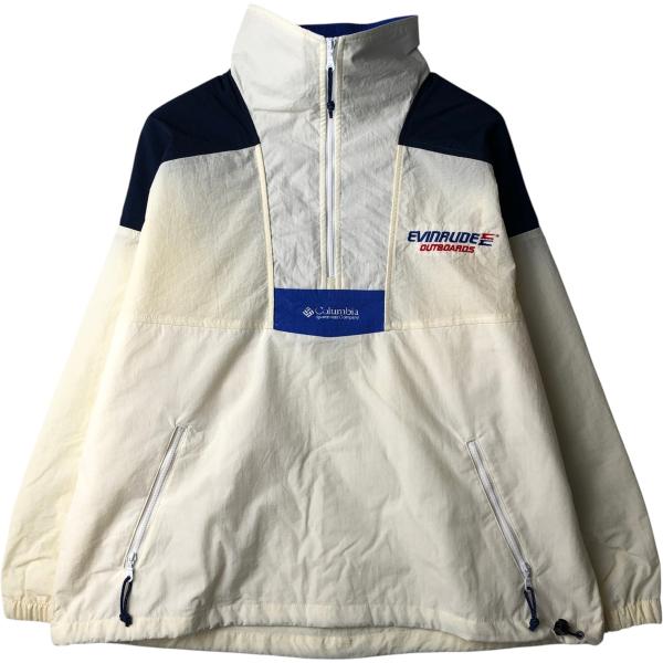 古着 90~00年代 コロンビア エヴィンルード リップストップ アドバダイジング アノラックジャケ...