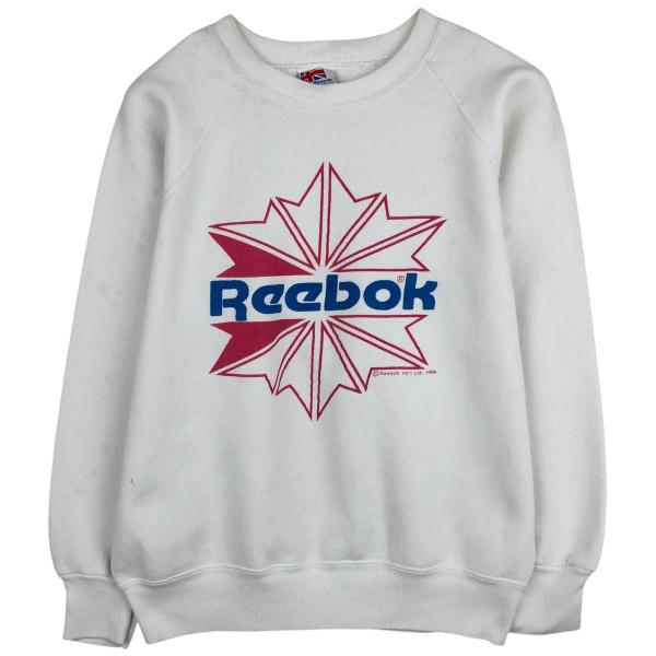 古着 80年代 リーボック Reebok ロゴスウェットシャツ トレーナー USA製 メンズM相当 ...