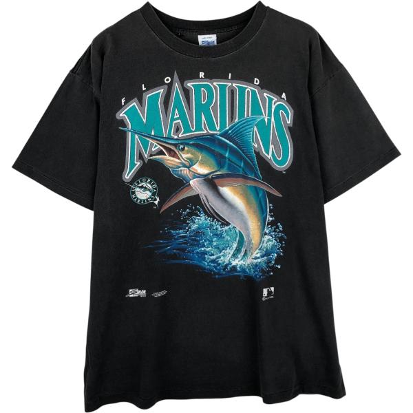 古着 90年代 SALEM MLB FLORIDA MARIINS フロリダマーリンズ スポーツプリ...