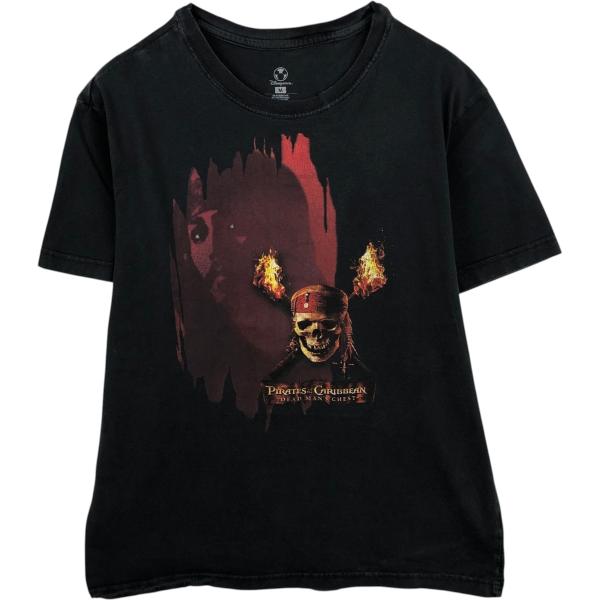古着 PIRATES OF THE CARIBBEAN パイレーツオブカリビアン ドクロ柄 スカル柄...