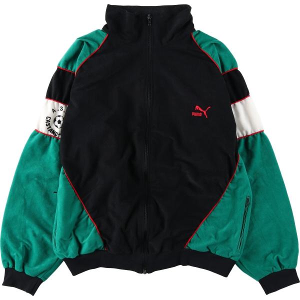 古着 70年代 プーマ PUMA ベロア ジャージ トラックジャケット フランス製 レディースL相当...