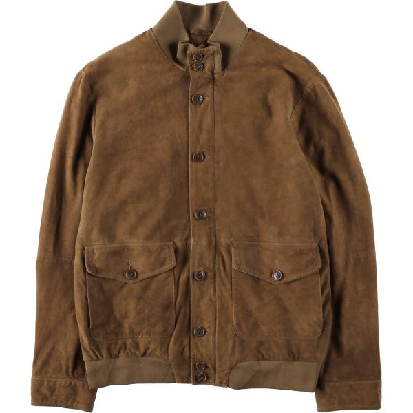 古着 Pedro del Hierro バルスタージャケット スエードレザーブルゾン メンズL相当 ...