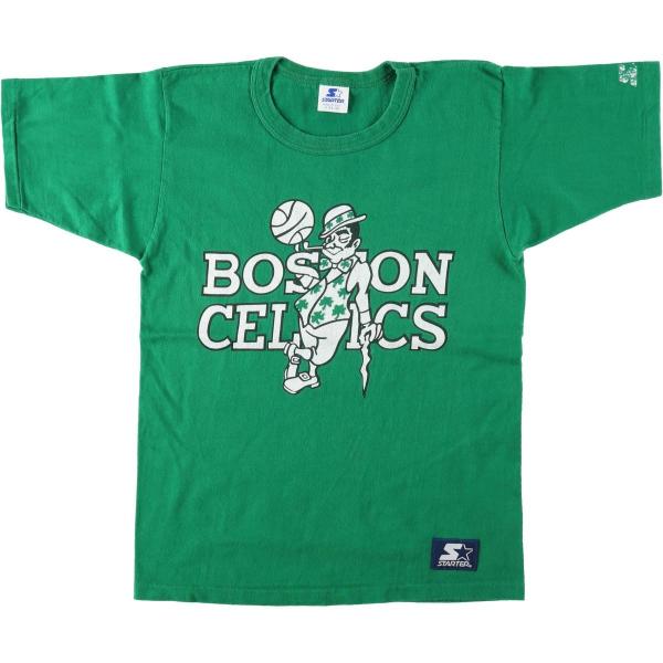 古着 90年代~ スターター NBA ボストンセルティックス スポーツプリントTシャツ USA製 レ...