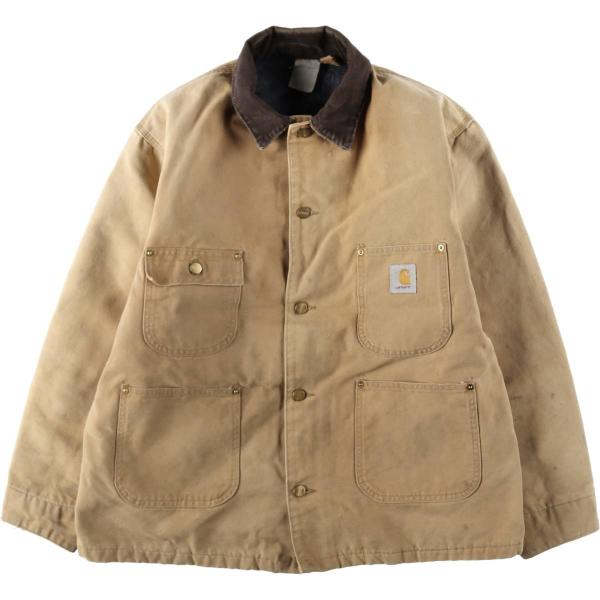 古着 カーハート Carhartt ミシガンチョアコート ダックカバーオール メンズXL相当 /ea...