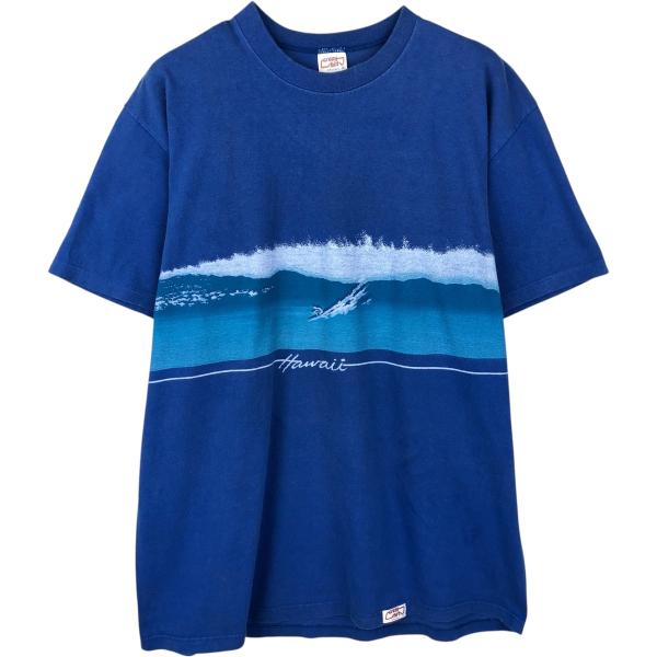 古着 Crazy Shirts プリントTシャツ USA製 メンズXL相当 /eaa639093