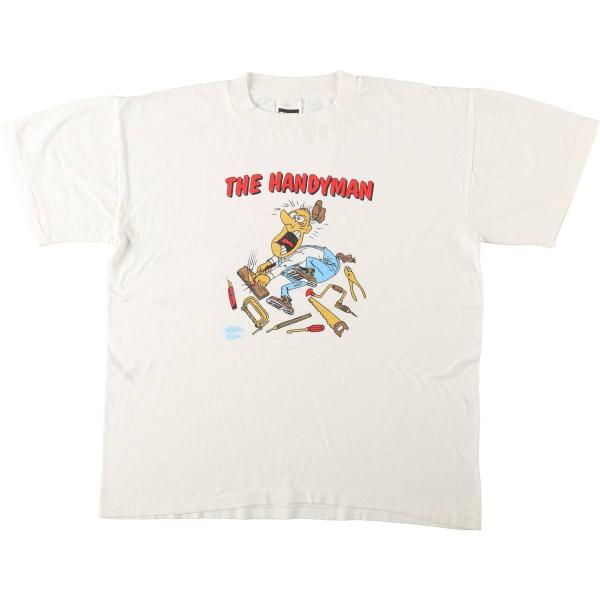 古着 90年代 TULTEX プリントTシャツ メンズXL相当 ヴィンテージ /eaa642600