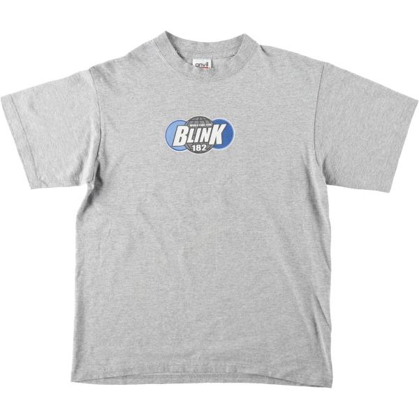 古着 アンビル Anvil BLINK-182 バンドTシャツ バンT USA製 メンズM相当 /e...