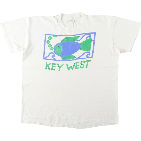 古着 90年代 STEDMAN Super HI CRU プリントTシャツ メンズXL相当 ヴィンテ...