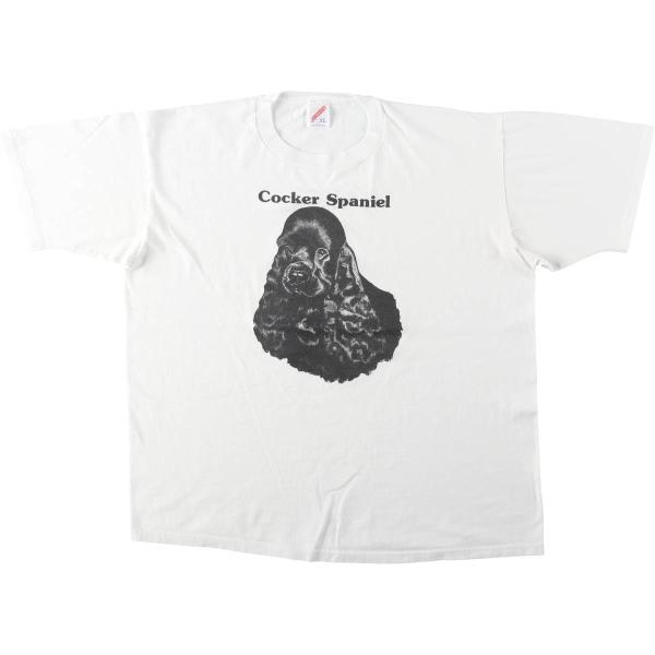 古着 80~90年代 ジャージーズ COCKER SPANIEL コッカースパニエル 犬柄 アニマル...