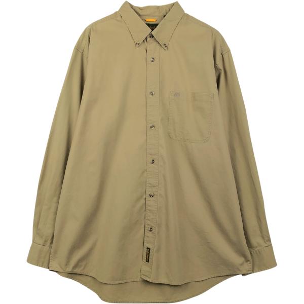 古着 90年代 ティンバーランド Timberland 長袖 ボタンダウンシャツ メンズXL相当 ヴ...