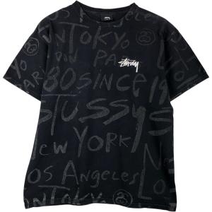 古着 ステューシー STUSSY 半袖 プリントTシャツ メンズM相当 /eaa653810