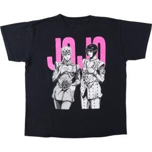 古着 JoJo's Bizarre Adventure ジョジョの奇妙な冒険 アニメ キャラクタープリントTシャツ メンズL相当 /eaa653869