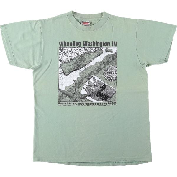 古着 90年代 オニータ ONEITA Wheeling Washington III プリントTシ...