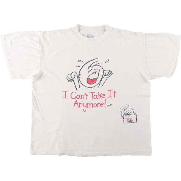 古着 90年代 タルテックス TULTEX プリントTシャツ メンズL相当 ヴィンテージ /eaa6...